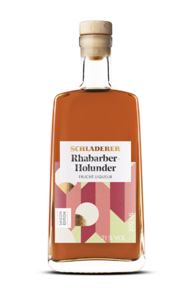Rhabarber-Holunder Liqueur Schladerer