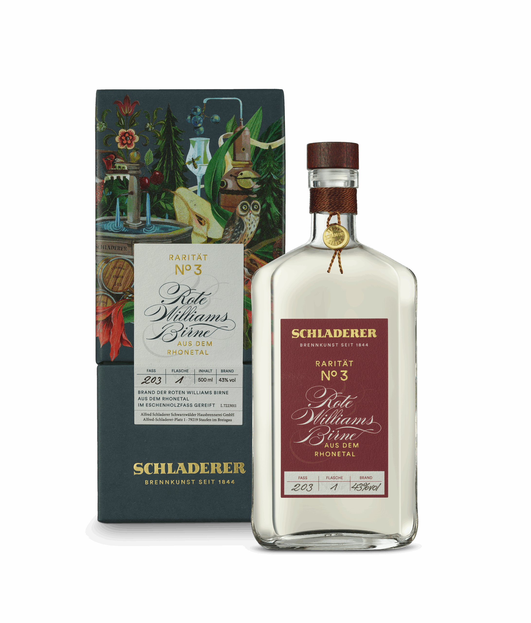 Rarität Rote Williamsbirna Schladerer Obstbrand